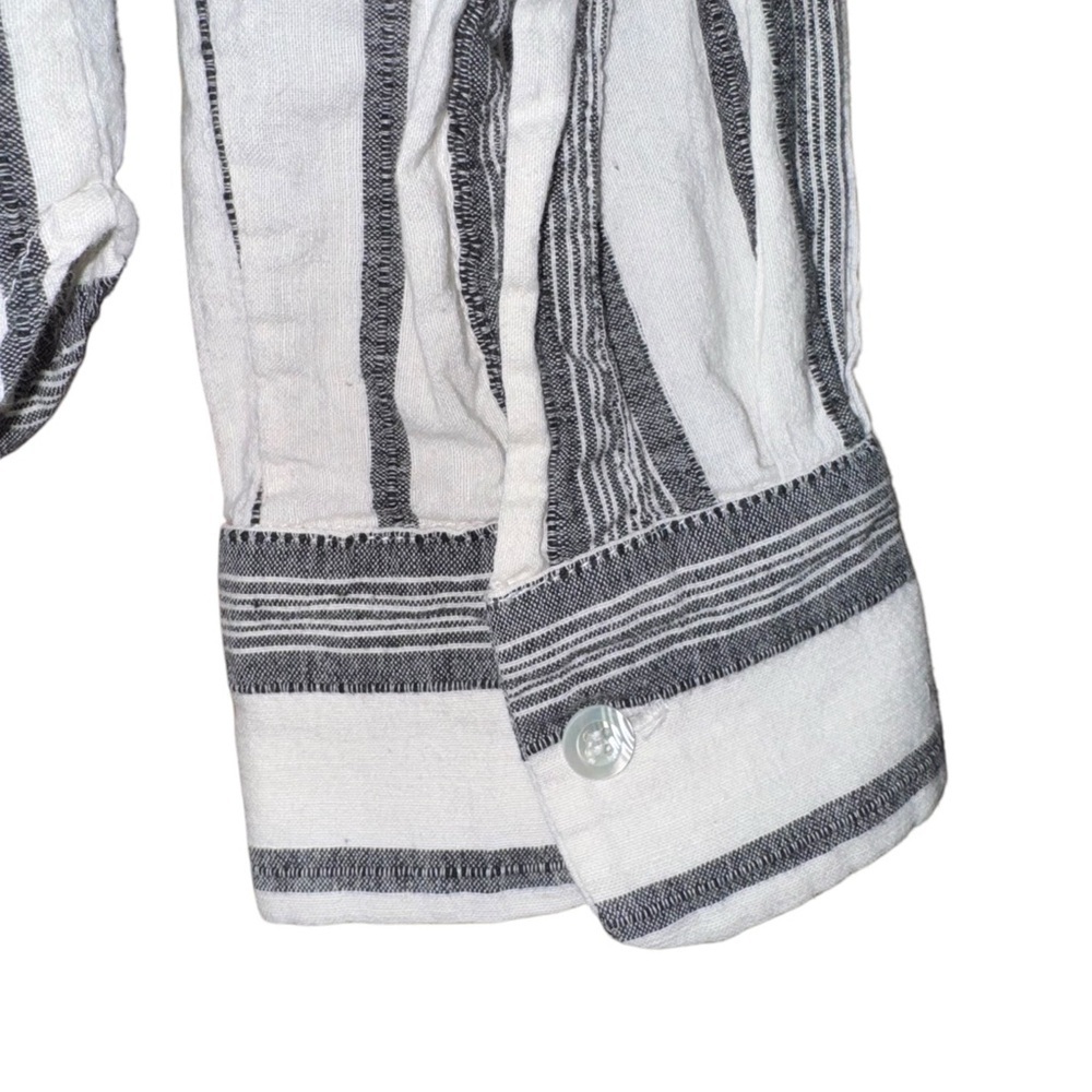 VANESSA BRUNO Blue Stripe 100% Cotton Button-Up Shirt EU 38 US Size M/6 - Picture 8 of 14